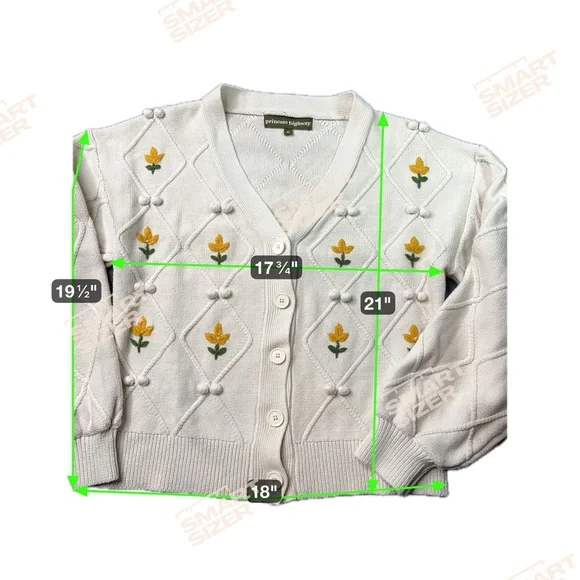 Princess Highway Womens Embroidered Flower Cardigan – AU 10 / US 6 - Picture 5 of 5